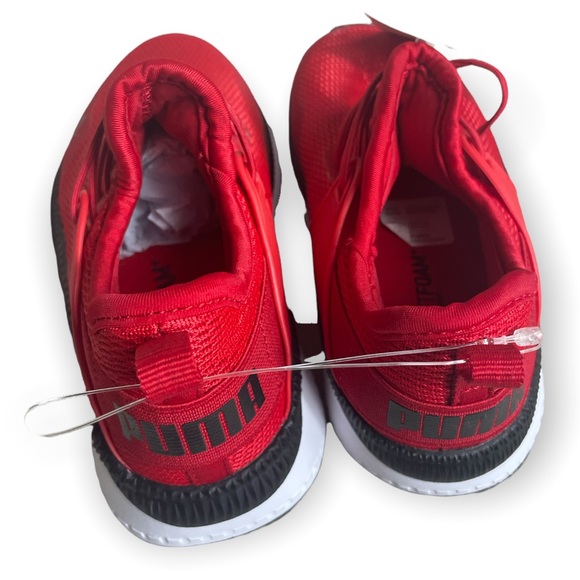 NWT Puma Men's Pacer Next Cage Sneakers Red And Black Size 11C - Picture 6 of 7